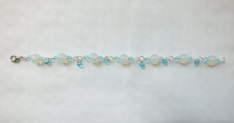 Sterling Silver Moonstone 'Ice' Bracelet