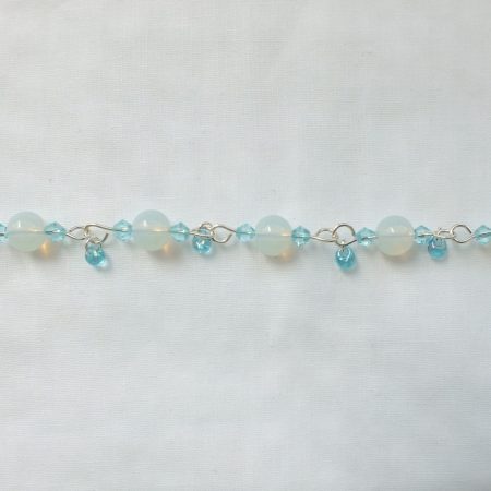 Sterling Silver Moonstone 'Ice' Bracelet