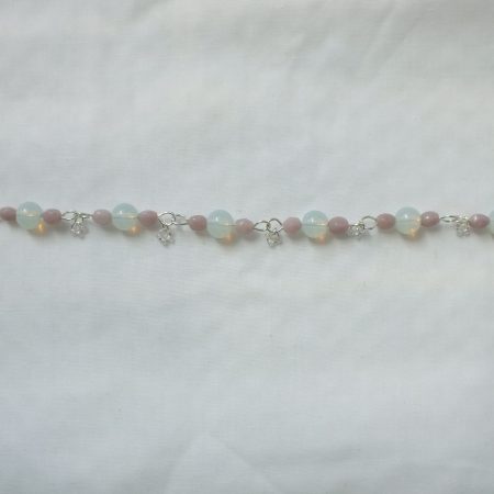 Sterling Silver Moonstone 'Pinky' Bracelet