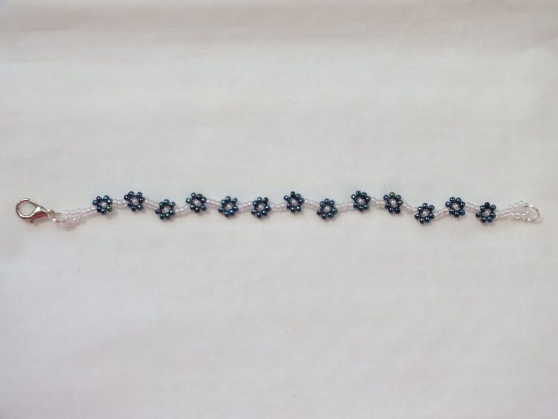 Beaded Flower 'Royal' Bracelet