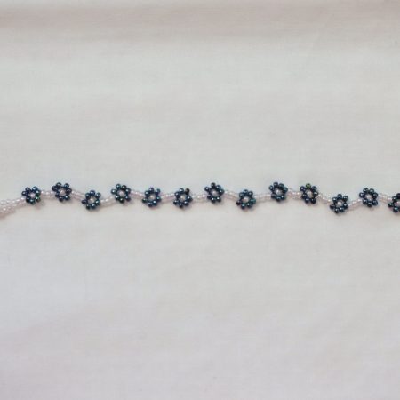 Beaded Flower 'Royal' Bracelet