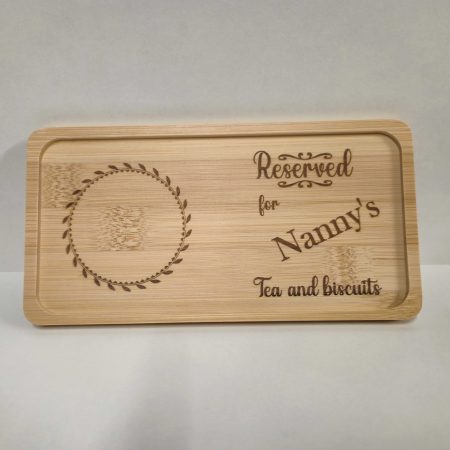 Wine and chocolate double coaster tray