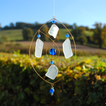 Beautiful sun catcher from sea glass