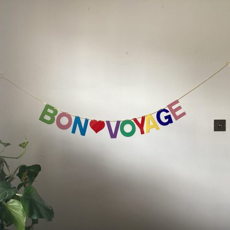 Bon Voyage Leaving travel Banner Party Bunting Decoration