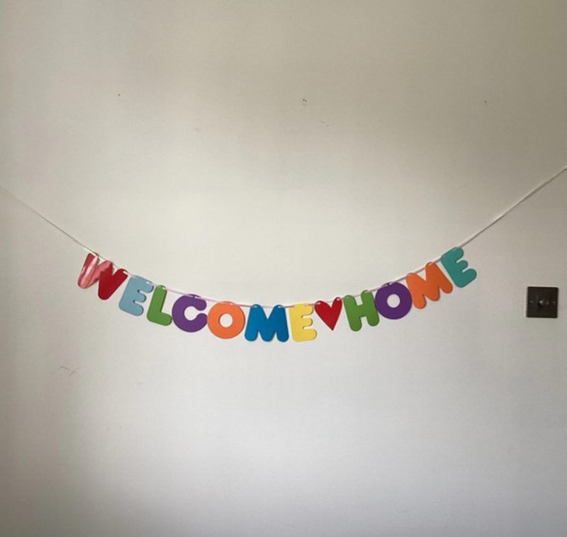 Welcome Home Celebration Banner Party Bunting