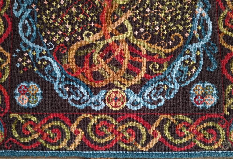 Celtic Tree Of Life Tapestry Wall-hanging Kit, Counted Cross-stitch Kit