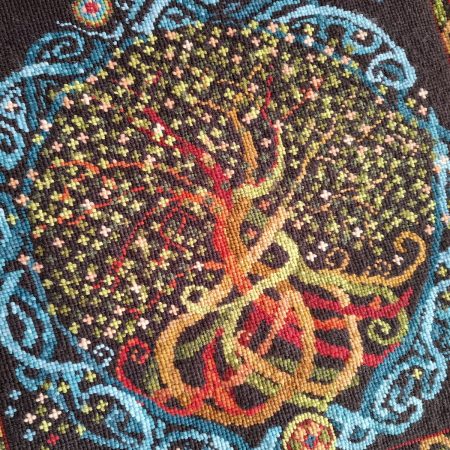 Celtic Tree Of Life Tapestry Wall-hanging Kit, Counted Cross-stitch Kit