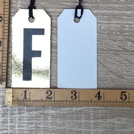 Personalised Initial Letter Christmas Gift Tags x 12