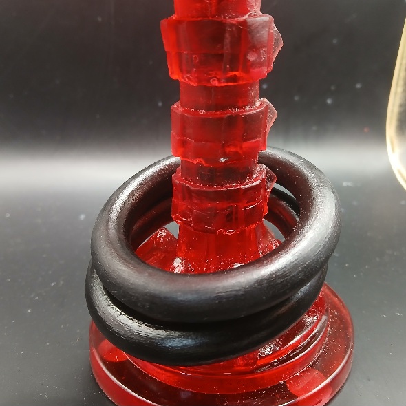 Grim Chalice - Blood | crystal effect | skull-shaped resin cup