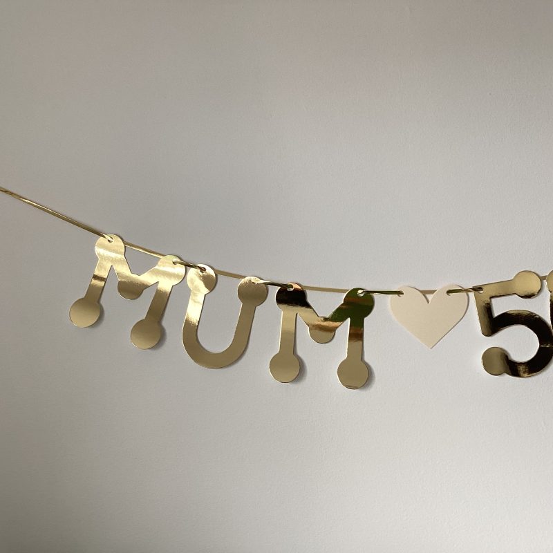 Golden Wedding Mum & Dad 50th Anniversary Banner