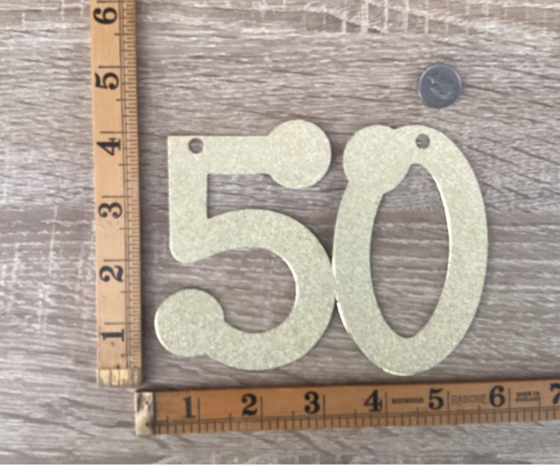 Golden Wedding Anniversary 50th Banner Party Bunting