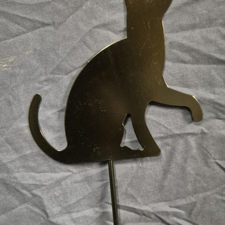 Kitten garden stake