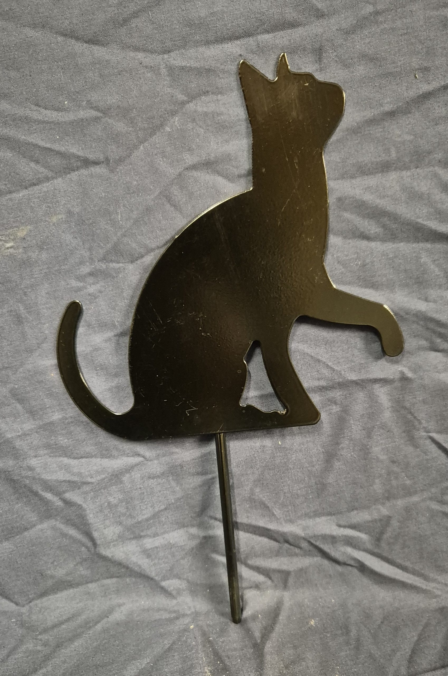 Kitten garden stake