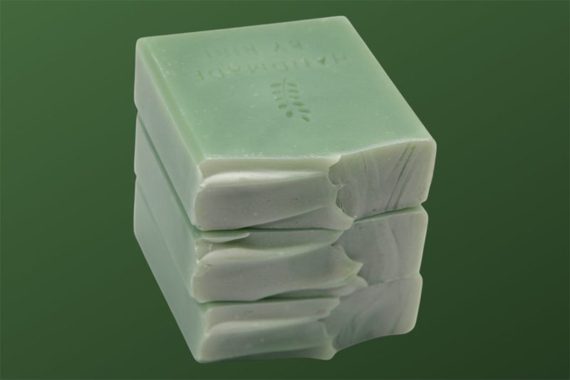 Rosemary Bergamot Handmade Soap Bar with Subtle Refreshing Scent of Essential Oils | Palm Oil Free