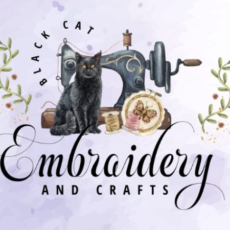 Black Cat Embroidery and Crafts
