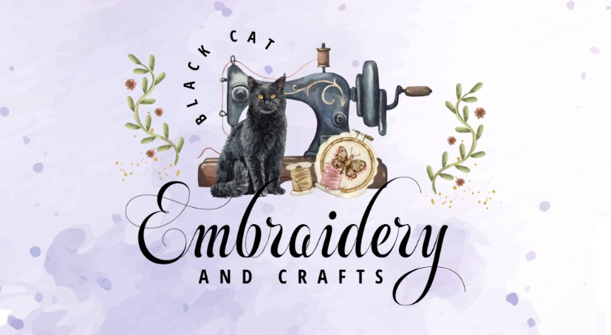 Black Cat Embroidery and Crafts