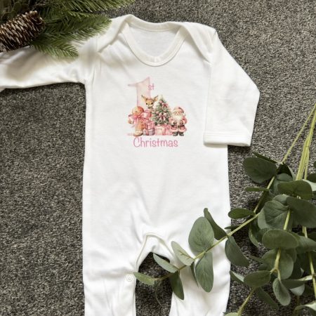 My first Christmas sleepsuit