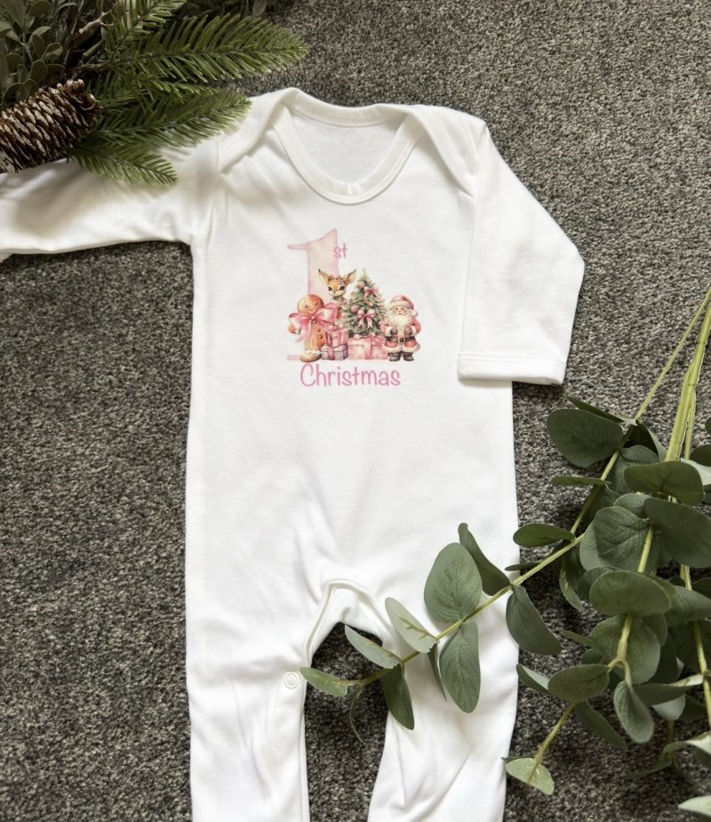 My first Christmas sleepsuit