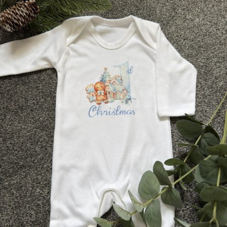 My first Christmas sleepsuit