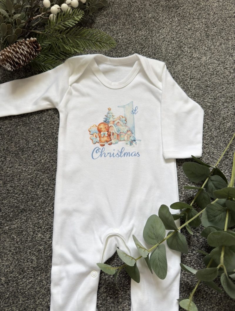 My first Christmas sleepsuit