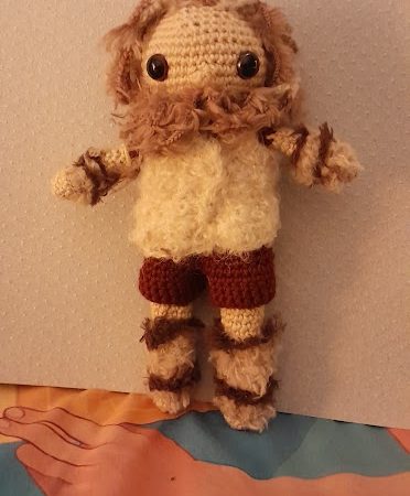 Robin, BBC Ghosts, Handmade crochet collectible