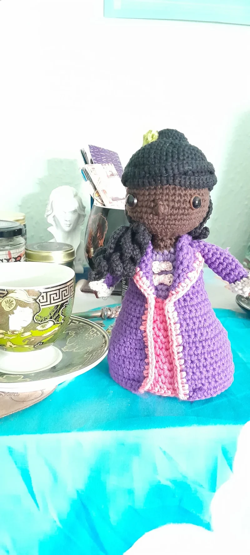 Kitty, BBC Ghosts, Handmade crochet collectible