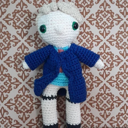 Julian Fawcett, BBC Ghosts, Handmade crochet collectible