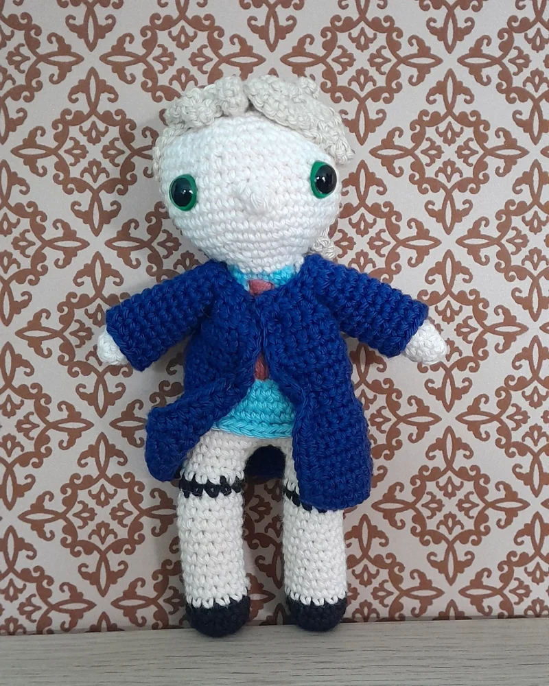 Julian Fawcett, BBC Ghosts, Handmade crochet collectible