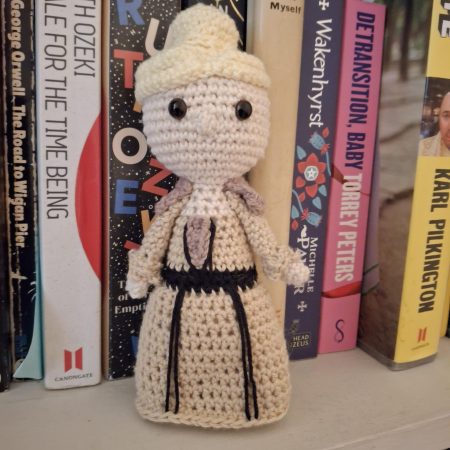 Lady Fanny Button, BBC Ghosts, Handmade crochet collectible