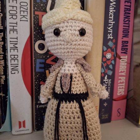 Lady Fanny Button, BBC Ghosts, Handmade crochet collectible