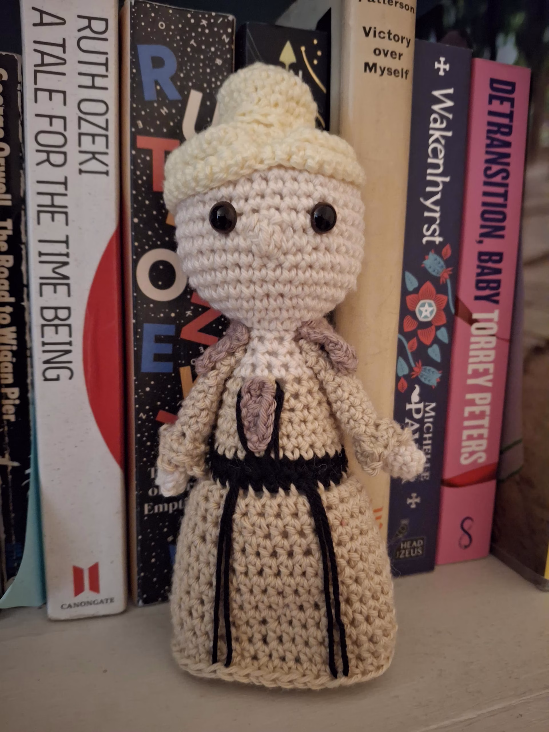 Lady Fanny Button, BBC Ghosts, Handmade crochet collectible