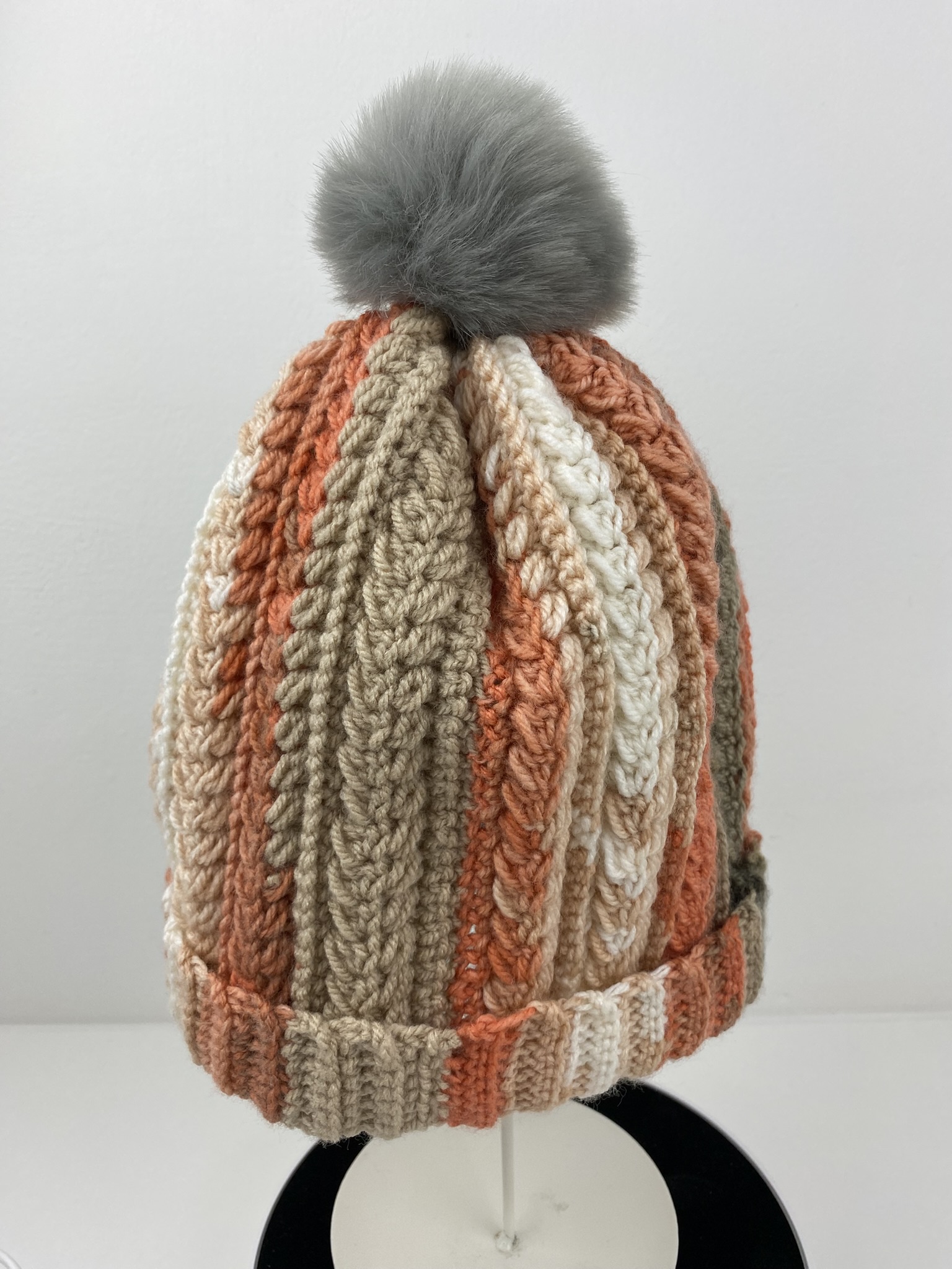 Crocheted handmade hat