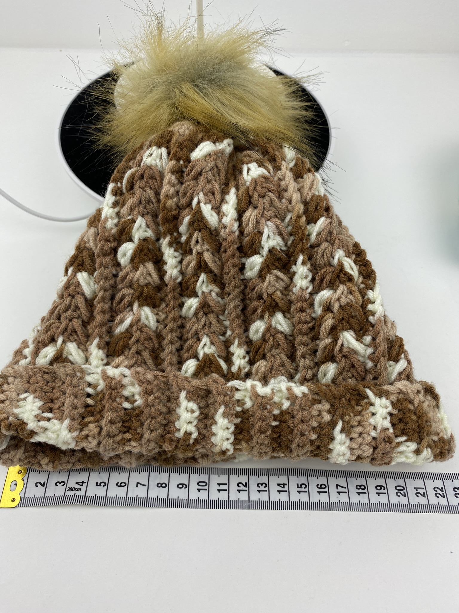 Crocheted handmade hat