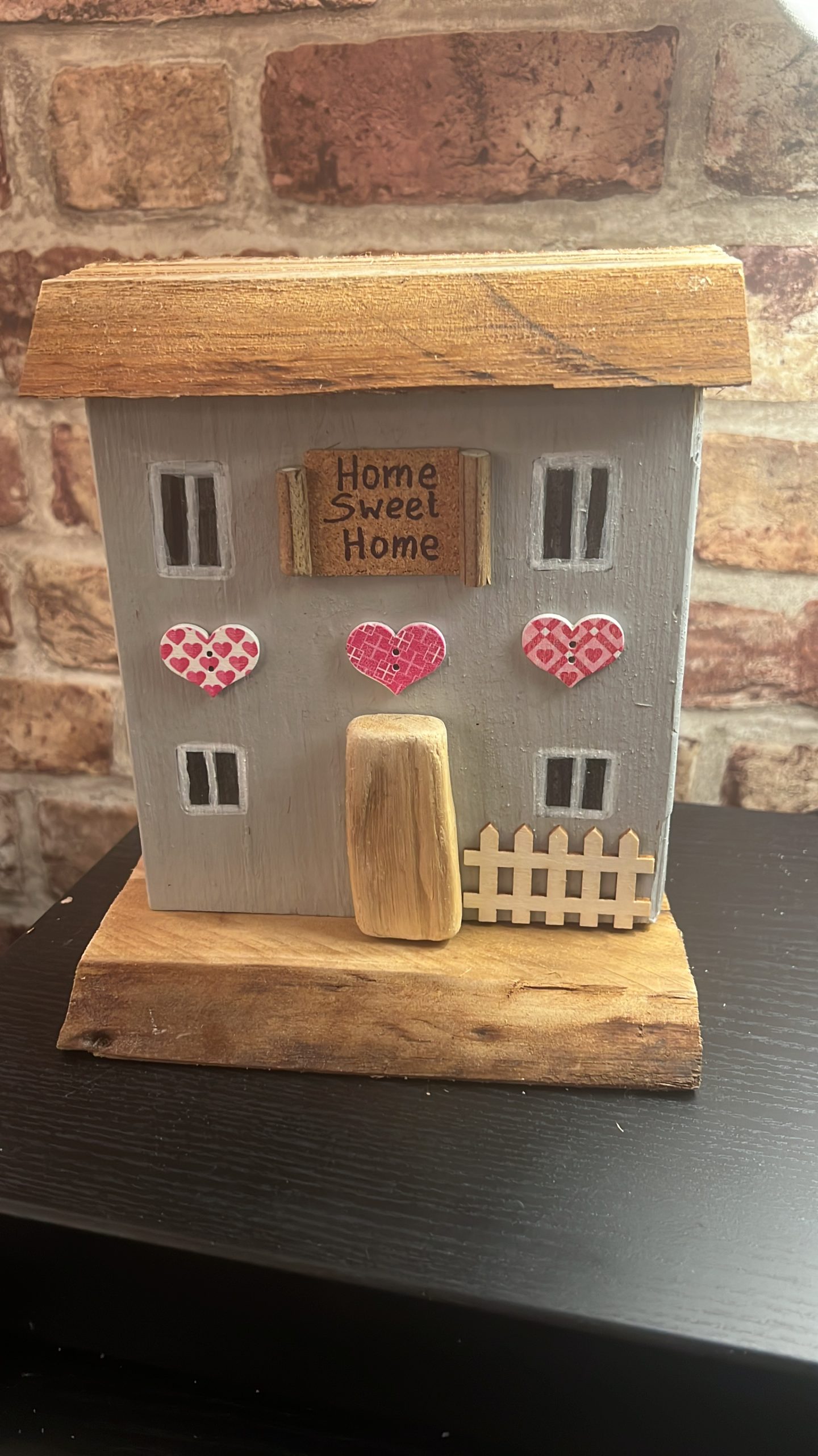 🏠 Handmade Wooden Cottage – Rustic Decor | Personalized Reclaimed Wood House