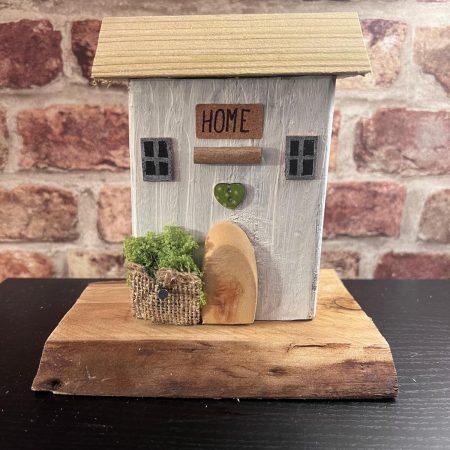 🏠 Handmade Wooden Cottage – Rustic Decor | Personalized Reclaimed Wood House