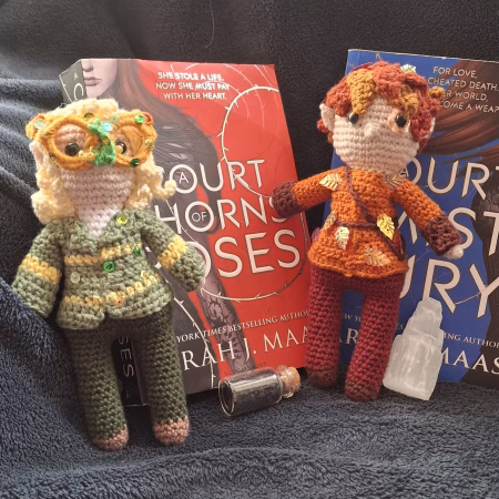 ACOTAR's Tamlin, High Lord of the Spring Court, handmade amigurumi collectible figure