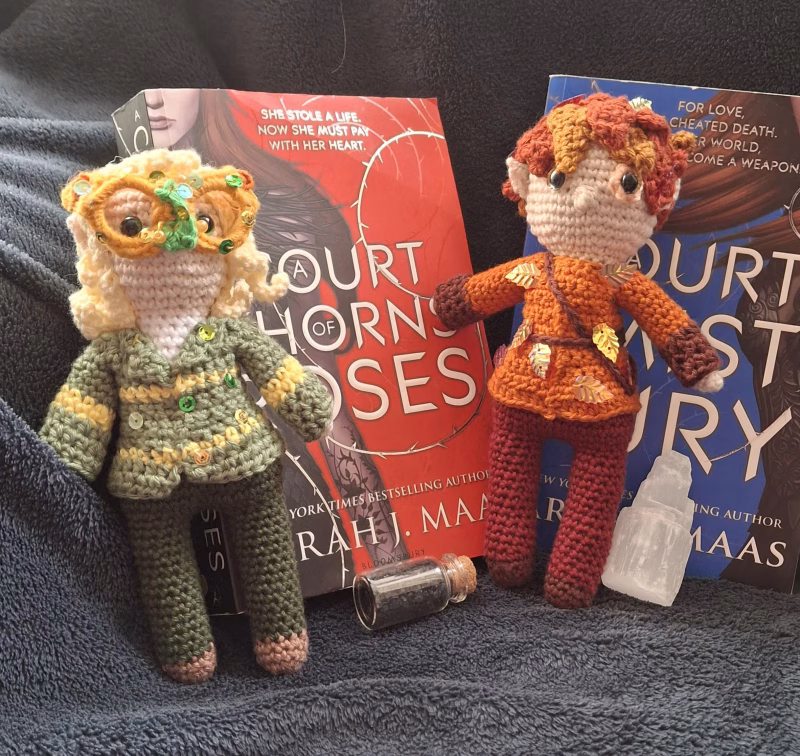 ACOTAR's Tamlin, High Lord of the Spring Court, handmade amigurumi collectible figure