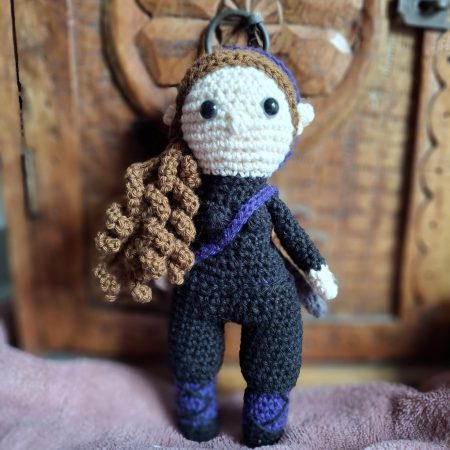 ACOTAR's Nesta Archeron, handmade amigurumi collectible figure