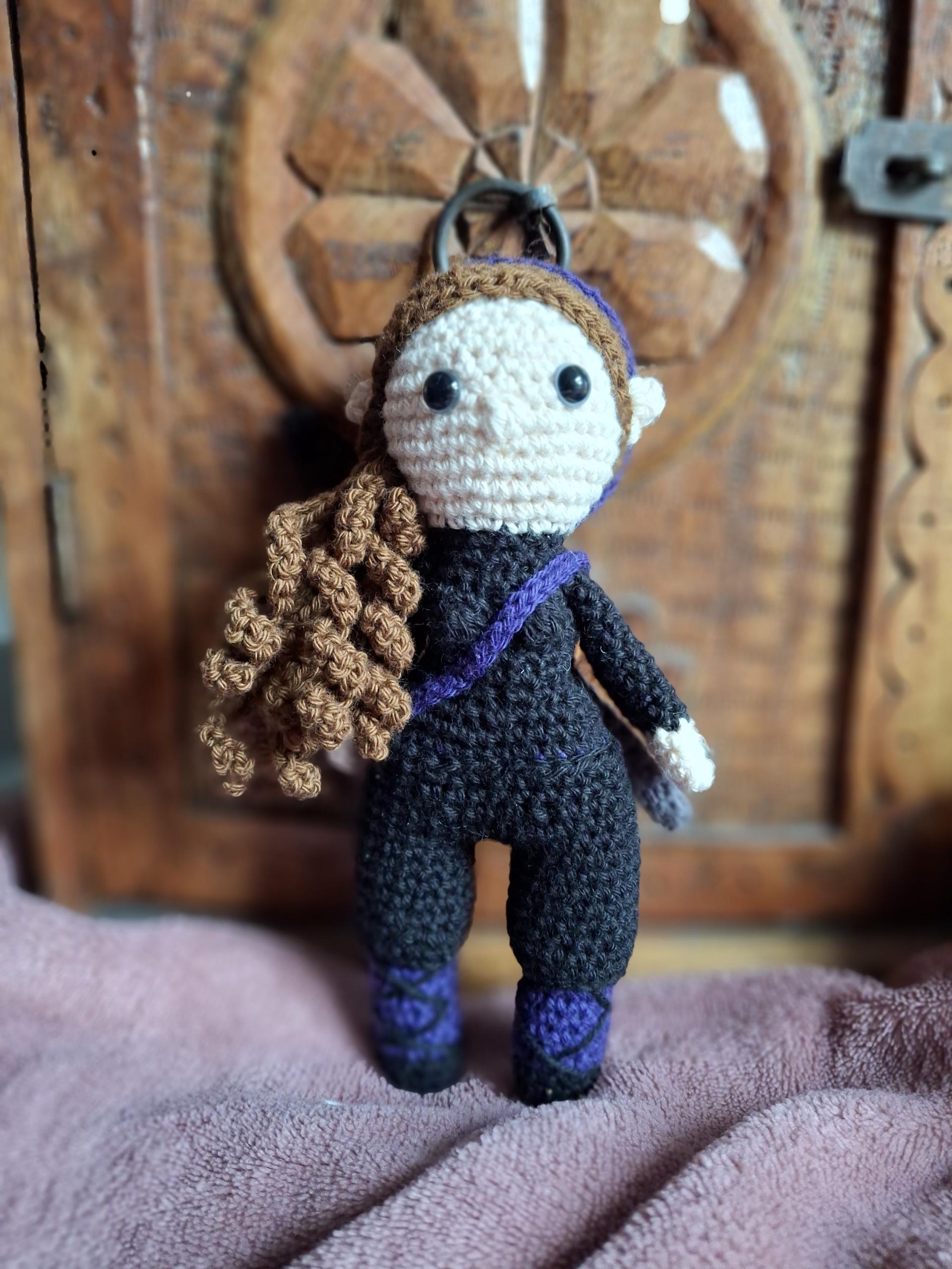 ACOTAR's Nesta Archeron, handmade amigurumi collectible figure