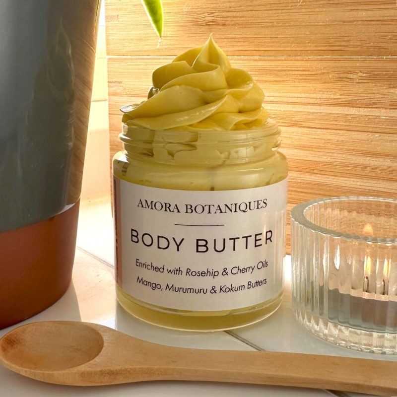 Whipped Body Butter: Rosehip, Cherry Oils & Murumuru Butter - 5 Essential Oil Scent Blends