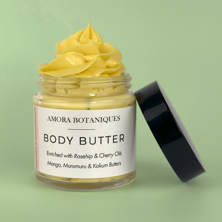 Whipped Body Butter: Rosehip, Cherry Oils & Murumuru Butter - 5 Essential Oil Scent Blends