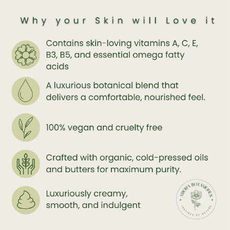 Whipped Body Butter: Rosehip, Cherry Oils & Murumuru Butter - 5 Essential Oil Scent Blends