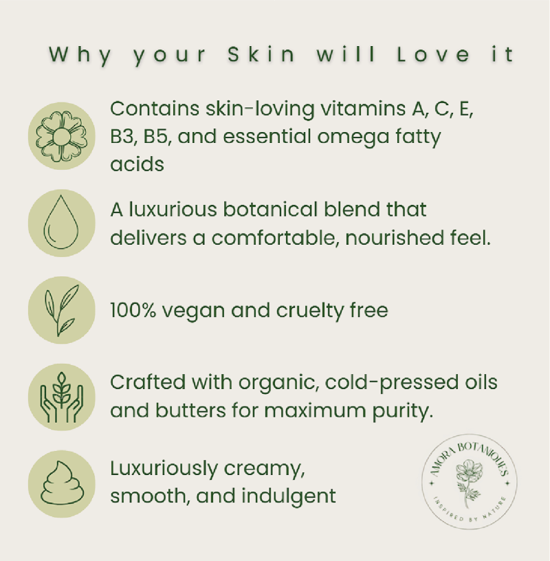 Whipped Body Butter: Rosehip, Cherry Oils & Murumuru Butter - 5 Essential Oil Scent Blends