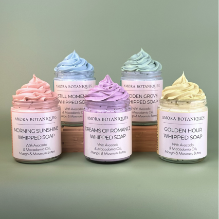 Luxury Whipped Soap – Creamy Body Wash with Organic Mango & Murumuru Butter, Avocado and Macadamia