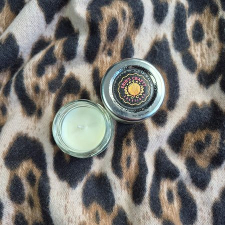 Mini recycled jam jar scented candle