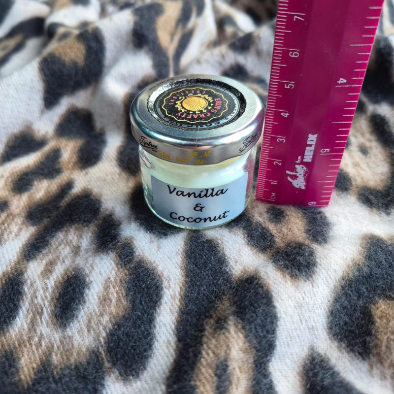 Mini recycled jam jar scented candle