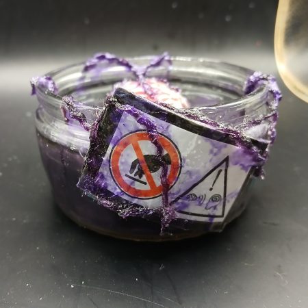 Arcane Artefacts: Unknown Sample | brain in a jar | resin ornament | LARP / game prop