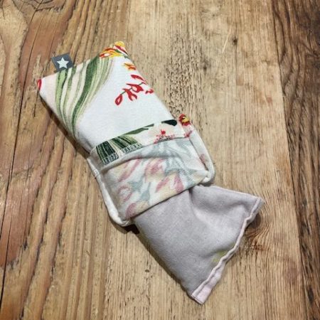 Weighted lavender eye pillow with removable cover (Various patterns available)