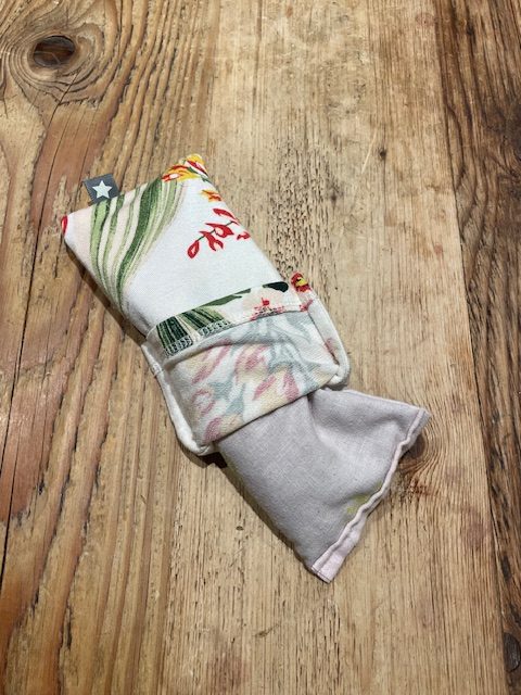 Weighted lavender eye pillow with removable cover (Various patterns available)