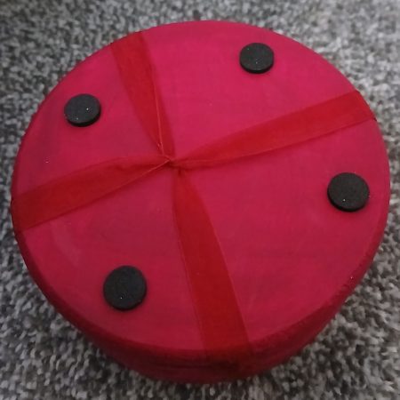 Sweetpea decoupaged wooden coasters set of 4